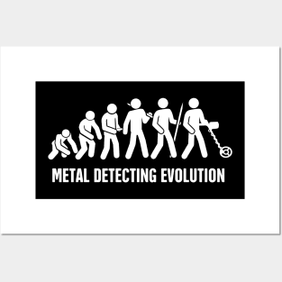 Metal Detecting Evolution Posters and Art